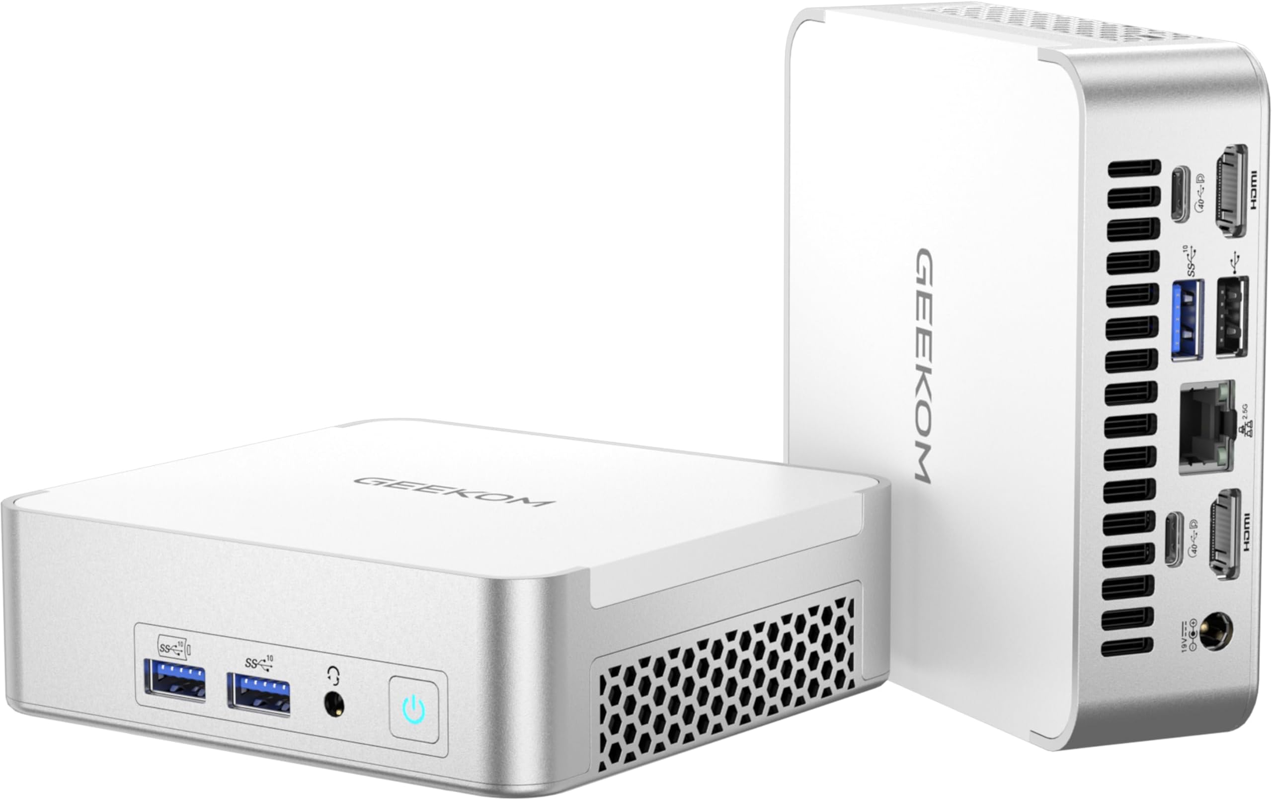 GEEKOM Mini XT12 Mini PC 12th Generation i7-12650H 10 Core/16 Thread (3.5GHz~4.7GHz) 32GB DDR4+1TB M.2 PCIe 4.0 SSD Windows 11 Pro/WIFI 6E/BT5.2 TDP Power Saving HDMI2.0/USB4.0/2.5G RJ45 LAN and other
