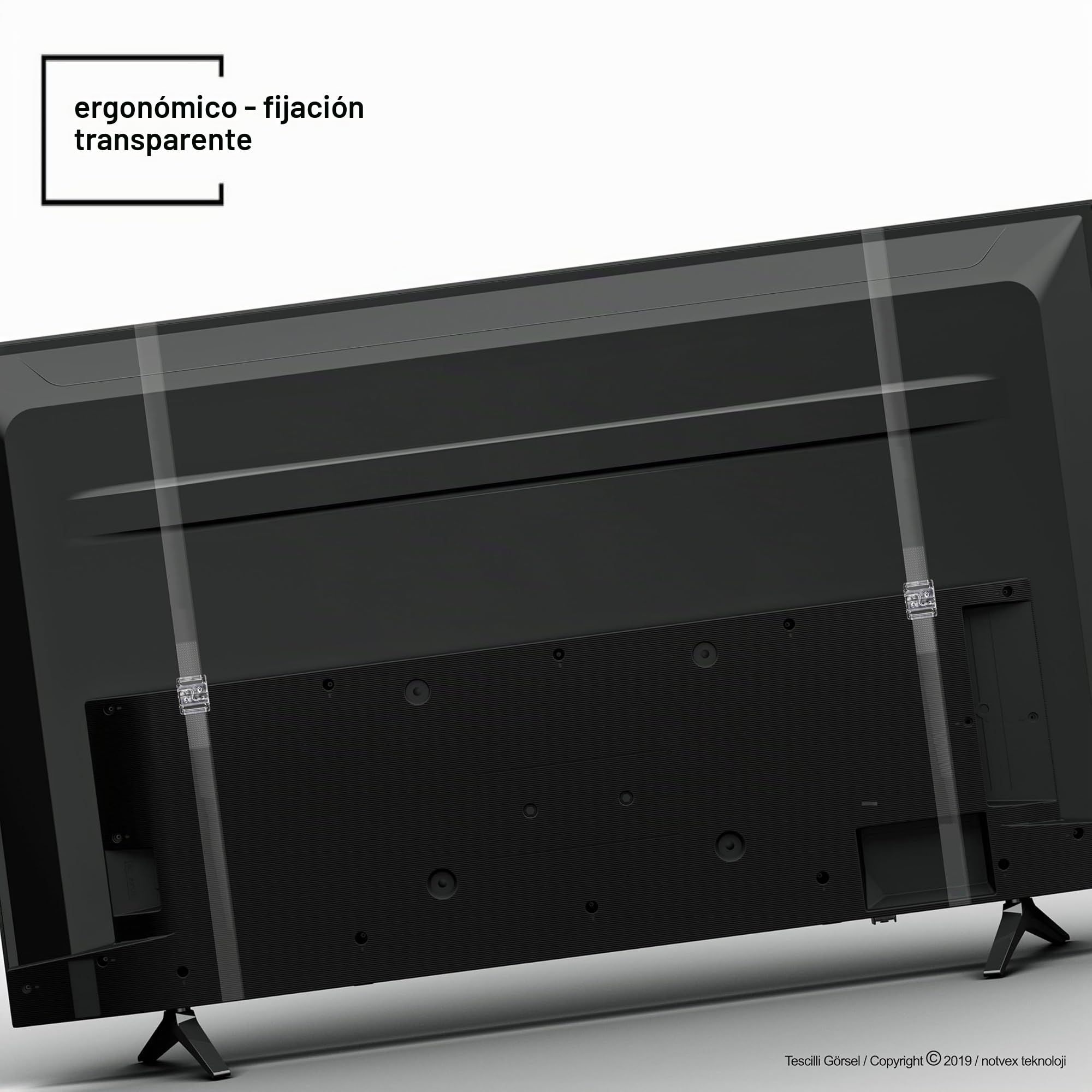 Protector de pantalla de TV delgado de 65 pulgadas, protección de pantalla 100% garantizada, protector de pantalla de TV, vidrio protector, sin arañazos, compatible con modelos OLED y QLED