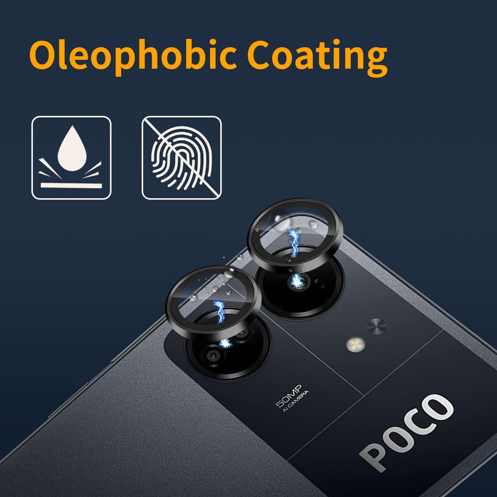 Ebzzliy Pellicola Vetro Temperato Per Xiaomi POCO F8 Ultra, 2 - Foto 2