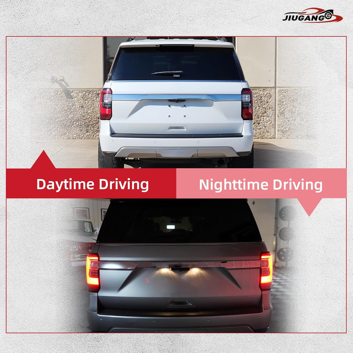 LED Tail Light Assembly Fit For 2018 2019 2020 2021 Ford Expedition Limited/Platinum Rear Brake Lamp Driving Light Replacement For JL1Z-13405-H (Left Driver Side)