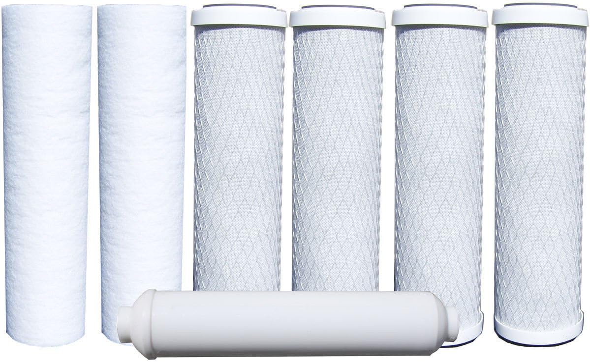 Watts 7-PK RO Filters Premier (500024 Compatible) 1 Year 5 Stage Reverse Osmosis Replacements