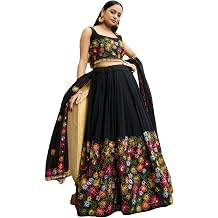 Womens ready-to-wear lehenga choli set for traditional wedding Navratri with embroidery 0329