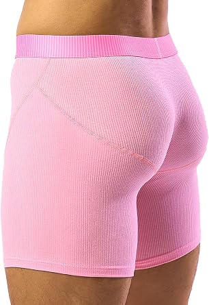 MIZOK Mens Enhancing Pouch Bulge Boxer Briefs Tight Support Pouch Underwear