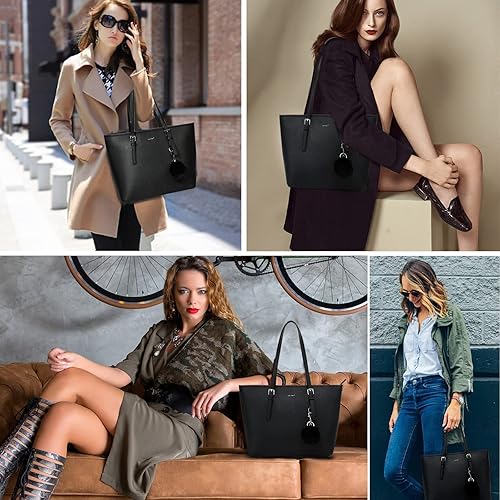 Miniatura 2 de TANTOMI Tote Bags for Women, Handbags and Womens Purses Shoulder Purse Set for Travel Work