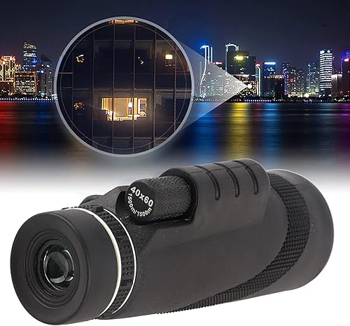 Miniatura 8 de Wingspan monocular monocular 40X60 al aire libre óptica monocular verde lente de película brillante visión nocturna caza camping senderismo