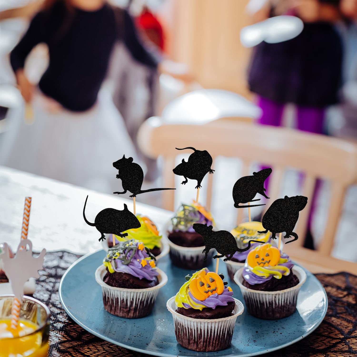 Rsstarxi Paquete De 24 Adornos Para Cupcakes Para El Primer Cumpleaños