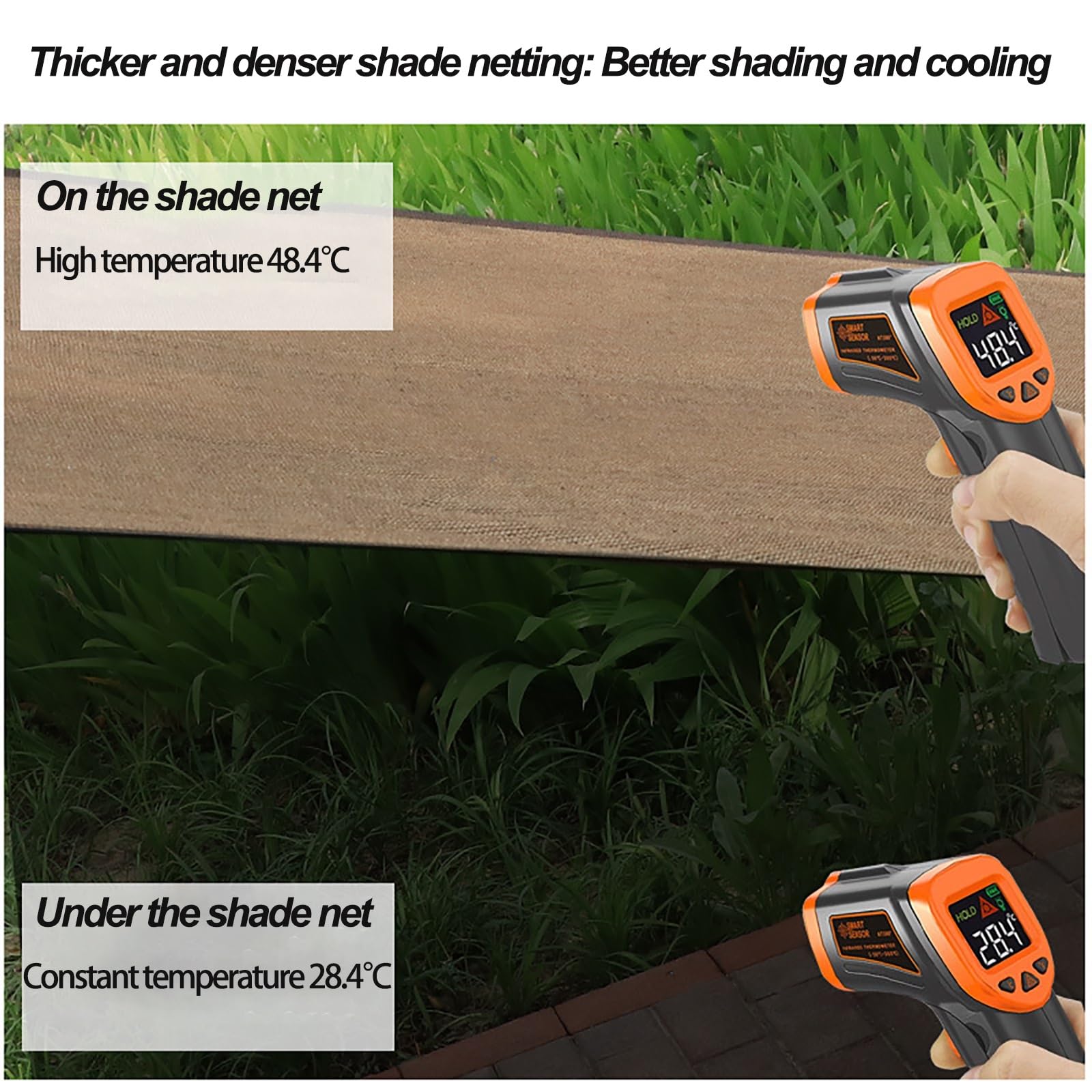 Red de Sombra 3x10m con Ojales, Malla Sombra 95% UV Toldo Vela de Sombra, Red de Sombra Al Aire Libre para Invernadero, Jardín, Pérgola, Patio Césped