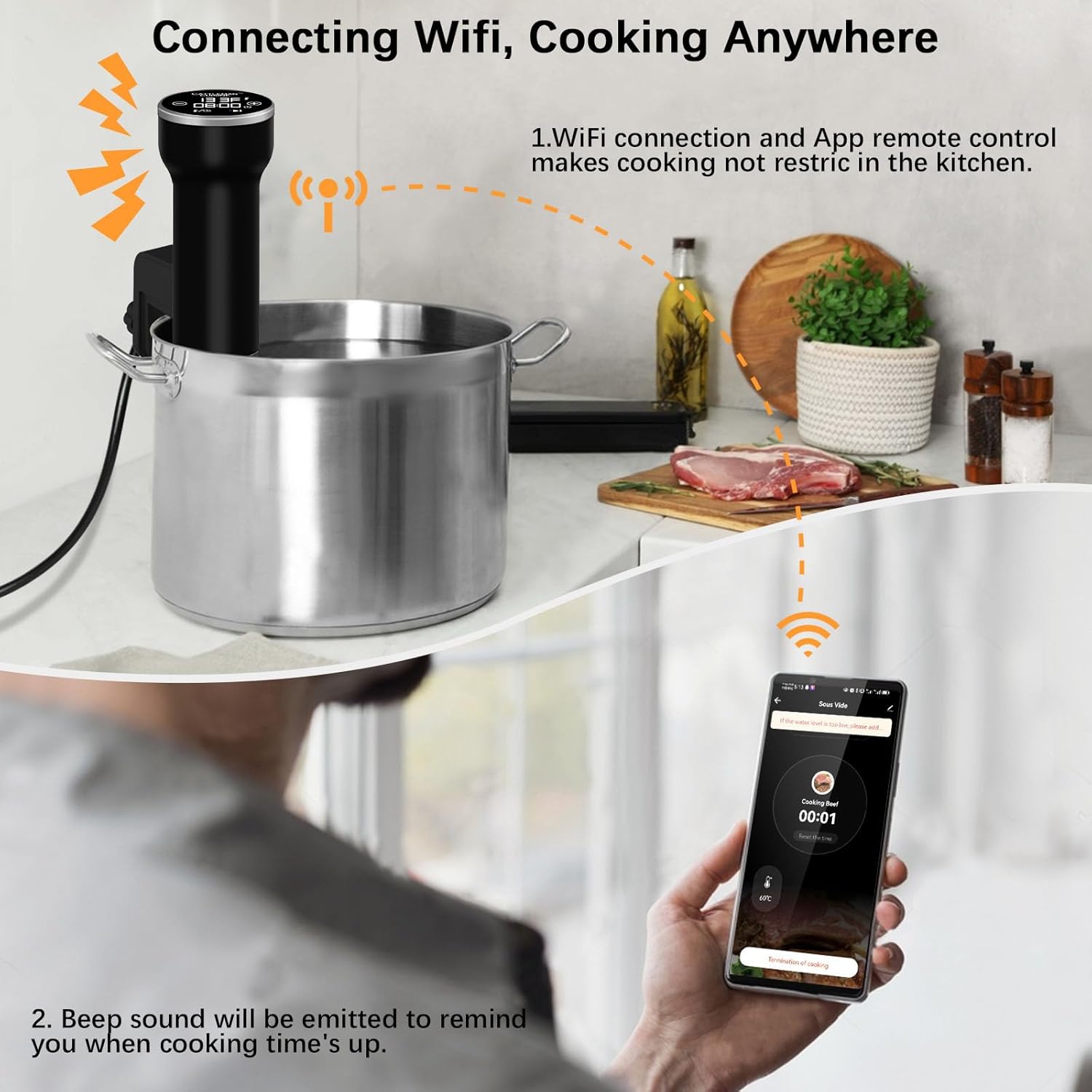 Cattleman Cuisine Cocinas de inmersin para mquina Sous Vide