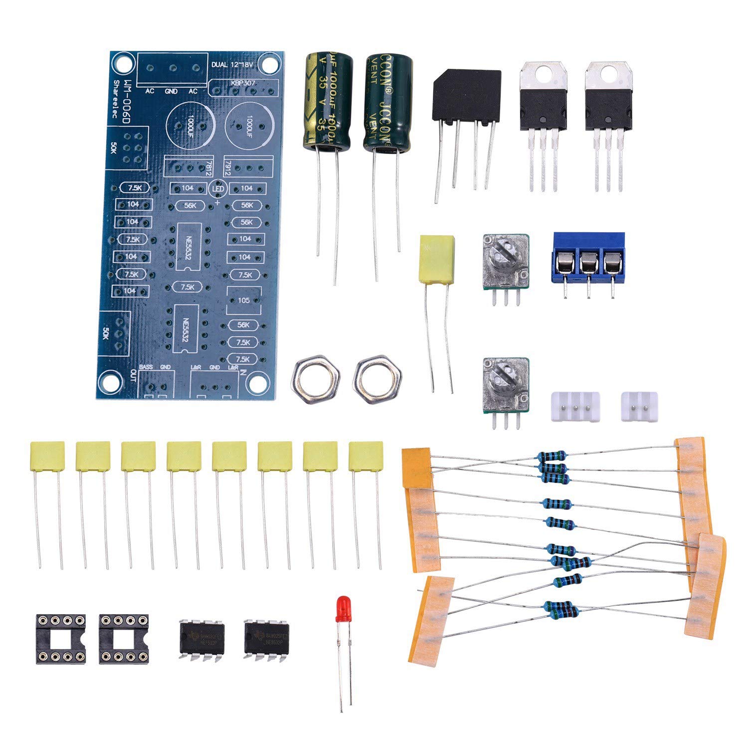 Buy Luntus Low Pass Filter Bass Subwoofer Pre-Amp Amplifier Board Dual
