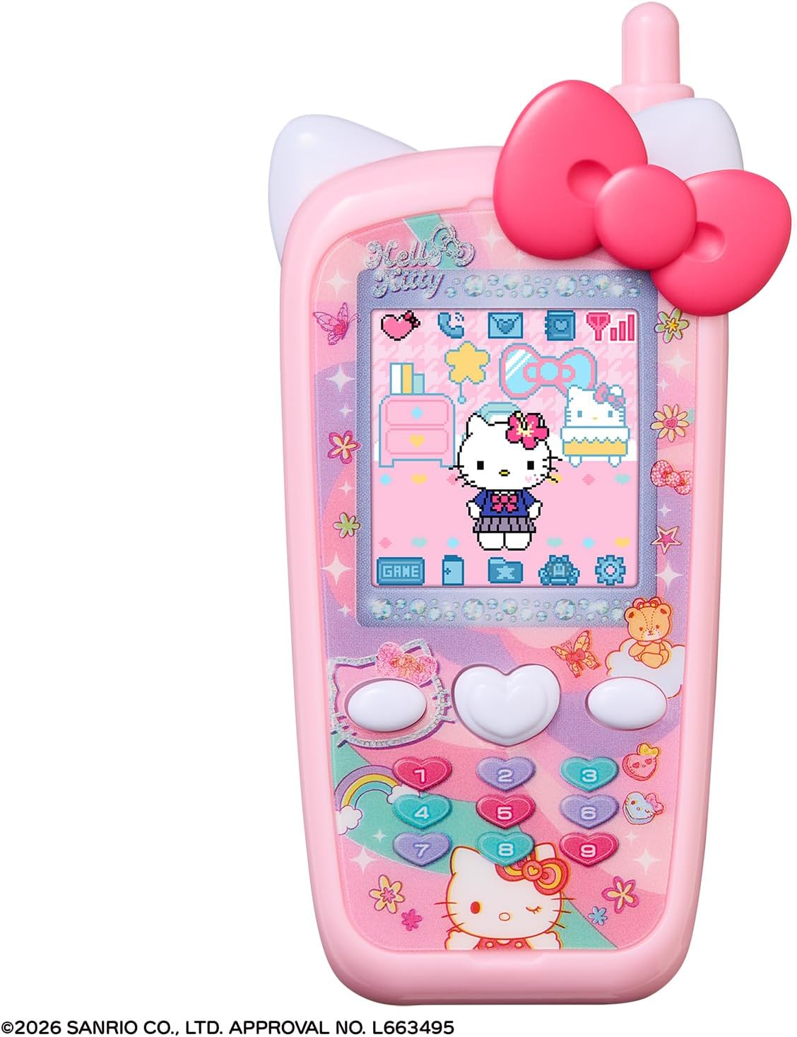Bandai 2 x Life-Time Mobile Sanrio Characters Hello Kitty Version, for Ages 6 and up
