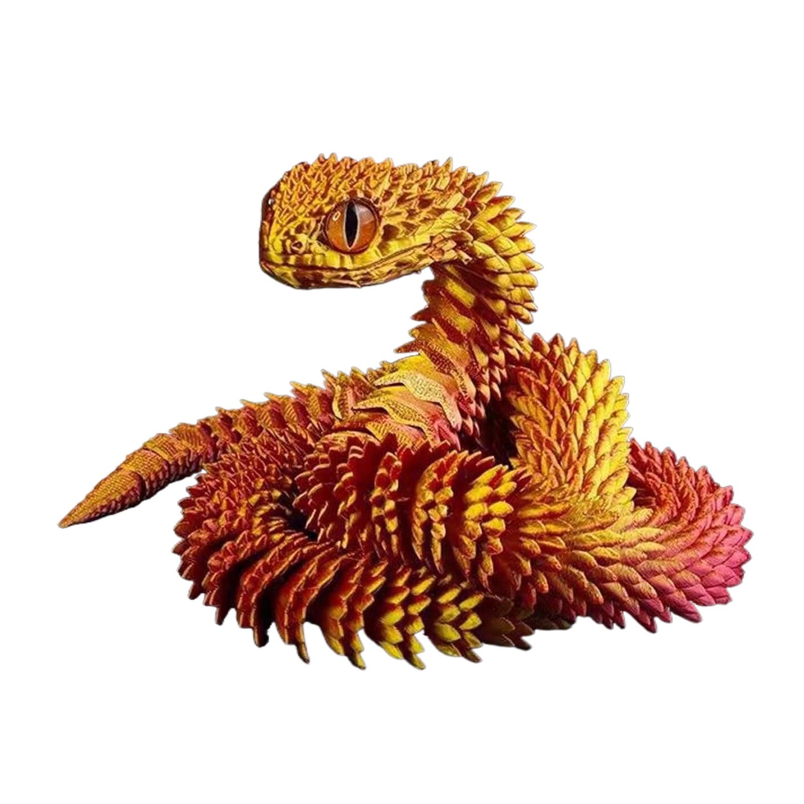 Juego De 4 Serpientes Y Huevos Impresos En 3D - Juguete De Animales, Decoración O Regalo Para Niños - Material PLA Ecológico