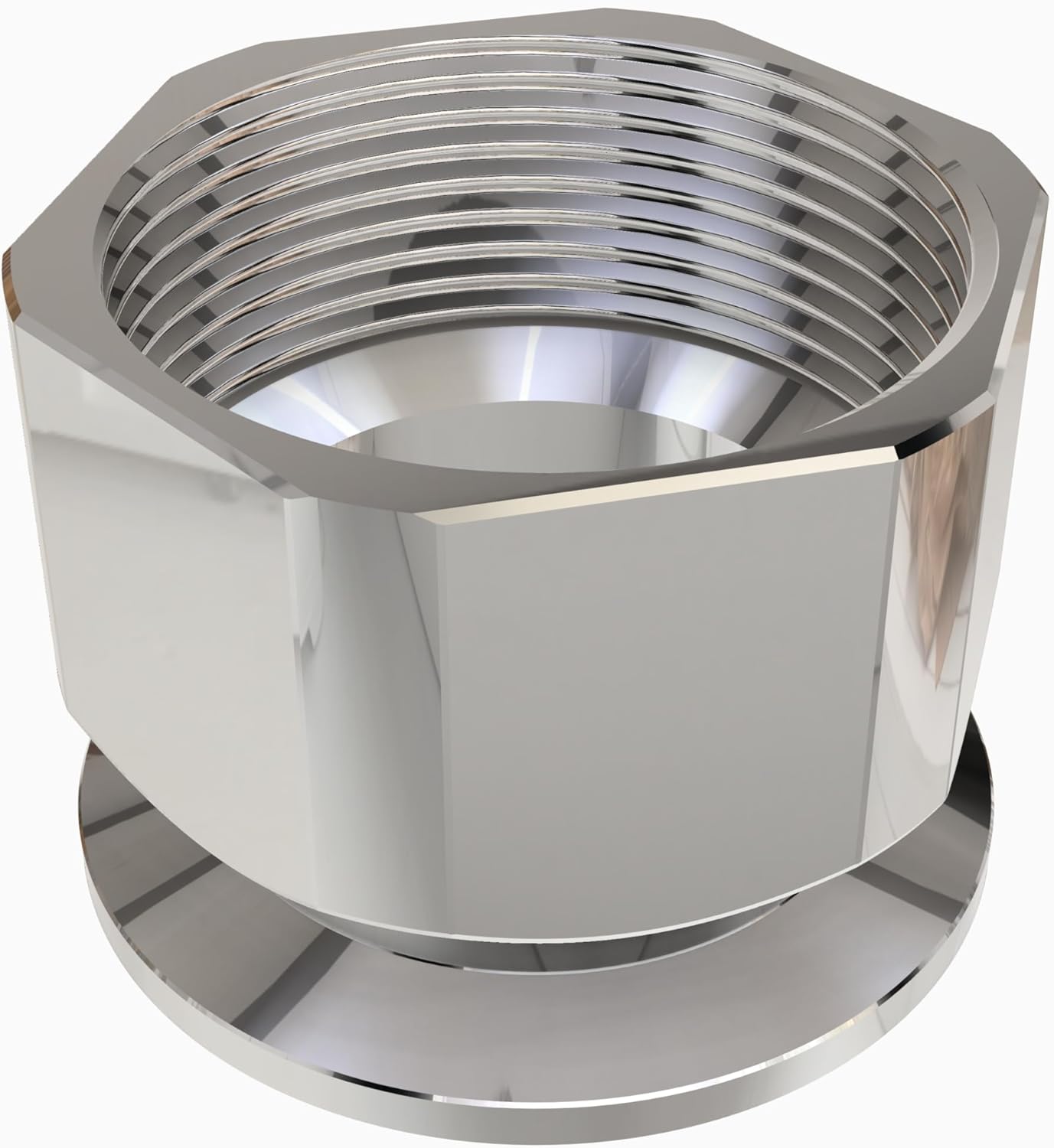 1-1/2" 1.5"- FNPT x KF40 Female NPT/FNPT internal thread to KF40 Flange Fitting (ISO-KF KF40 QF40 NW40)