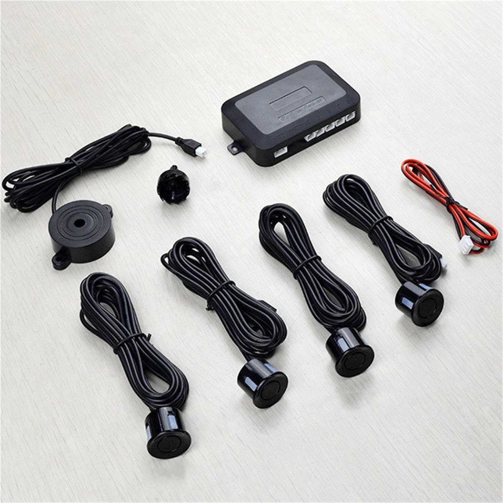 Aparcamiento Reverse Assist Kit Sensor Aparcamiento Para Coche 12 V 22 Mm Sensores Universales Zumbador Radar Marcha Atrás Indicador Alerta Sonora Sistemas Sonda Geomagnéticos