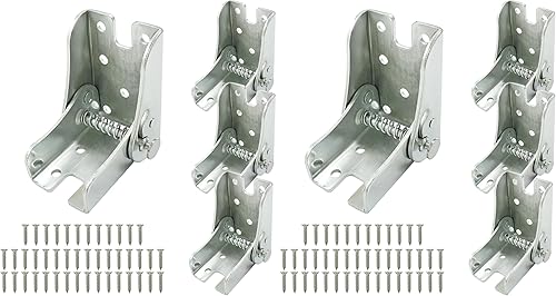 Miniatura 8 de 2 soportes de bisagra plegables, bisagras autobloqueantes, soporte de mesa plegable de 90 grados, accesorios de patas resistentes para mesa