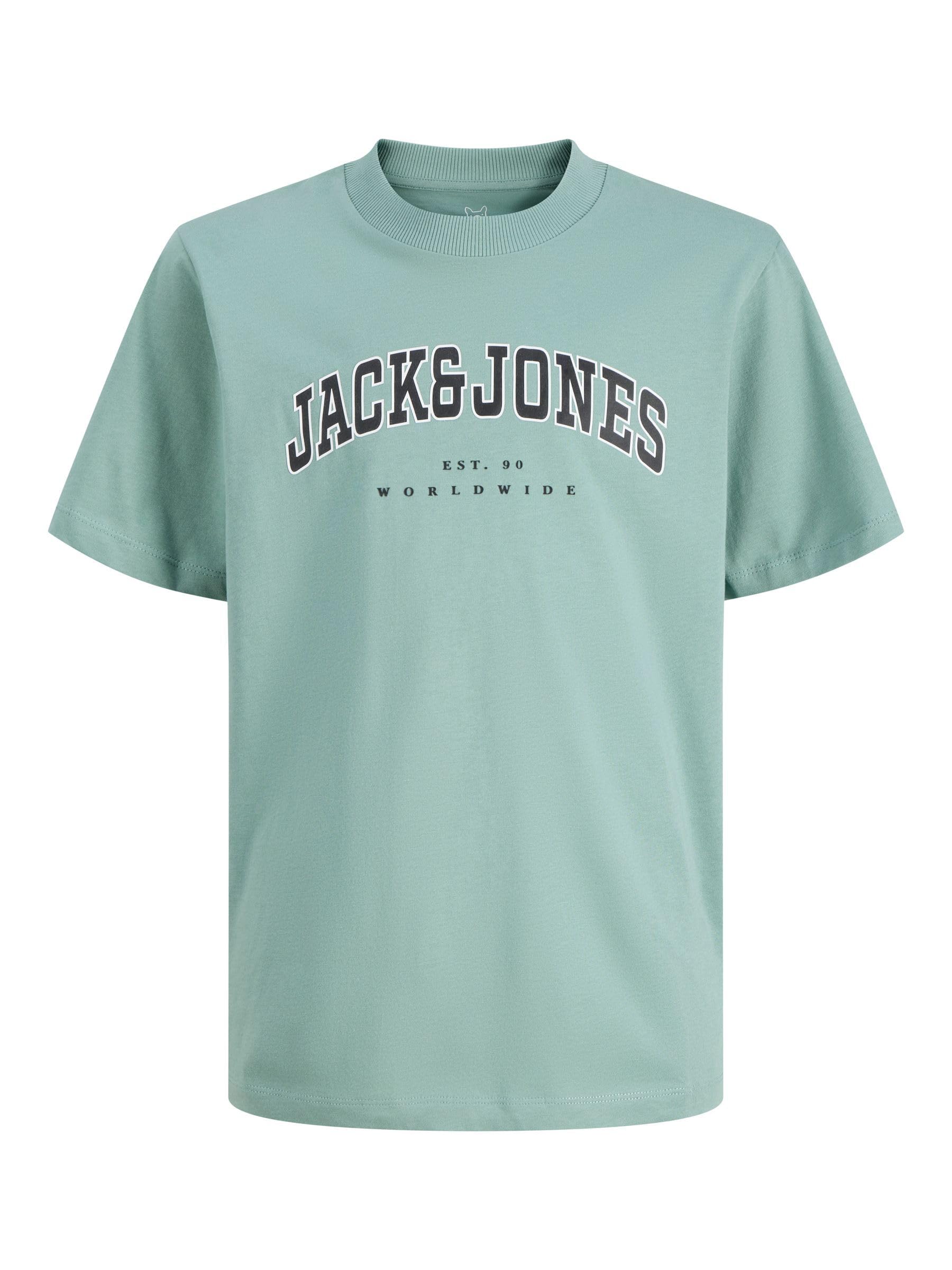 JACK & JONES Herren Jjecaleb Varsity Tee Ss O-Neck Noos Pls
