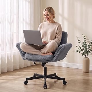 5-Stufen Armlehnen Bürostuhl 150kg, Schneidersitz Stuhl