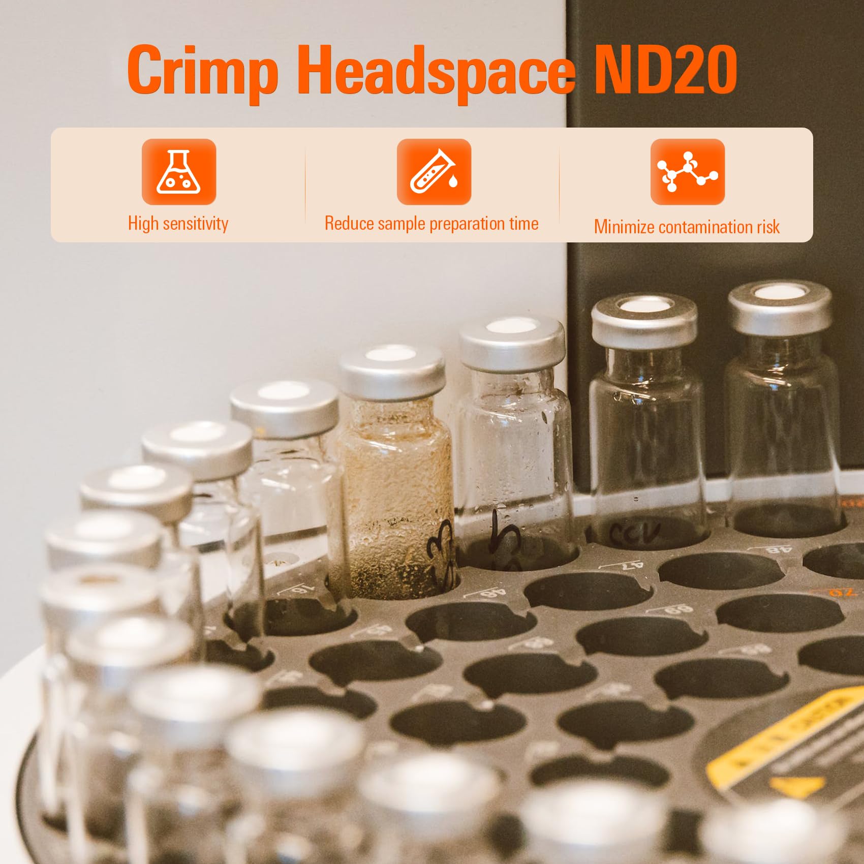 10ml Headspace Vials - GC Autosampler -5