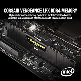 CORSAIR VENGEANCE LPX DDR4 RAM 32GB (2x16GB) Up to 3600MHz CL18-22-22-42 1.35V Intel XMP AMD EXPO Computer Memory – Black (CMK32GX4M2Z3600C18) - 2