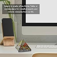 Vista 450 de Amazing Gemstone Amethyst Pyramid Crystal Healing Stones - 2" Great Pyramid Figurine of Natural Stone Pyramid for Meditation, Reiki, Chakra