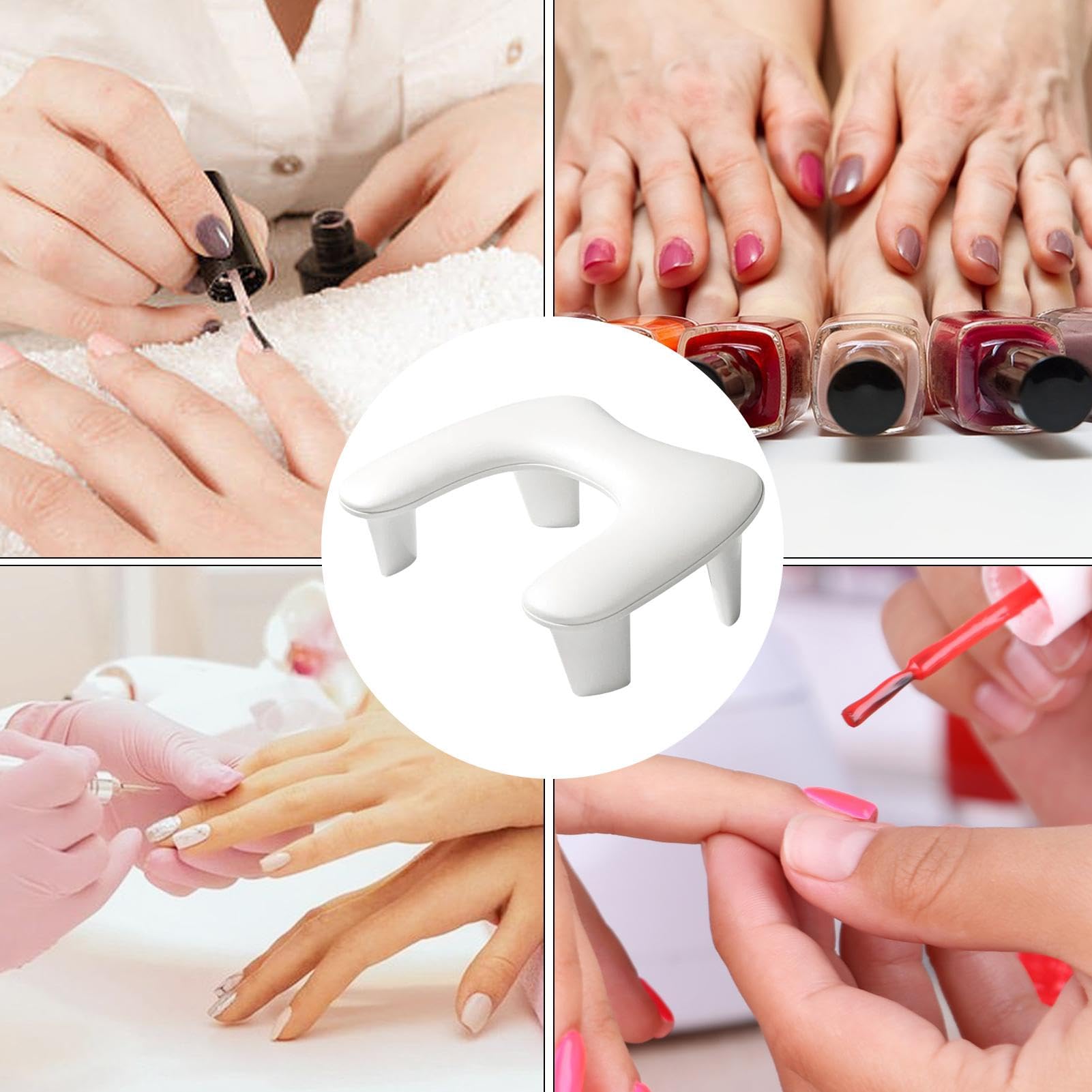 Podpórka pod paznokcie, podkładka do manicure, zdejmowany podłokietnik do | paznokci miękki podłokietnik do paznokci ze skóry poliuretanowej komfortowe poduszki akcesoria narzędzie do paznokci Tech