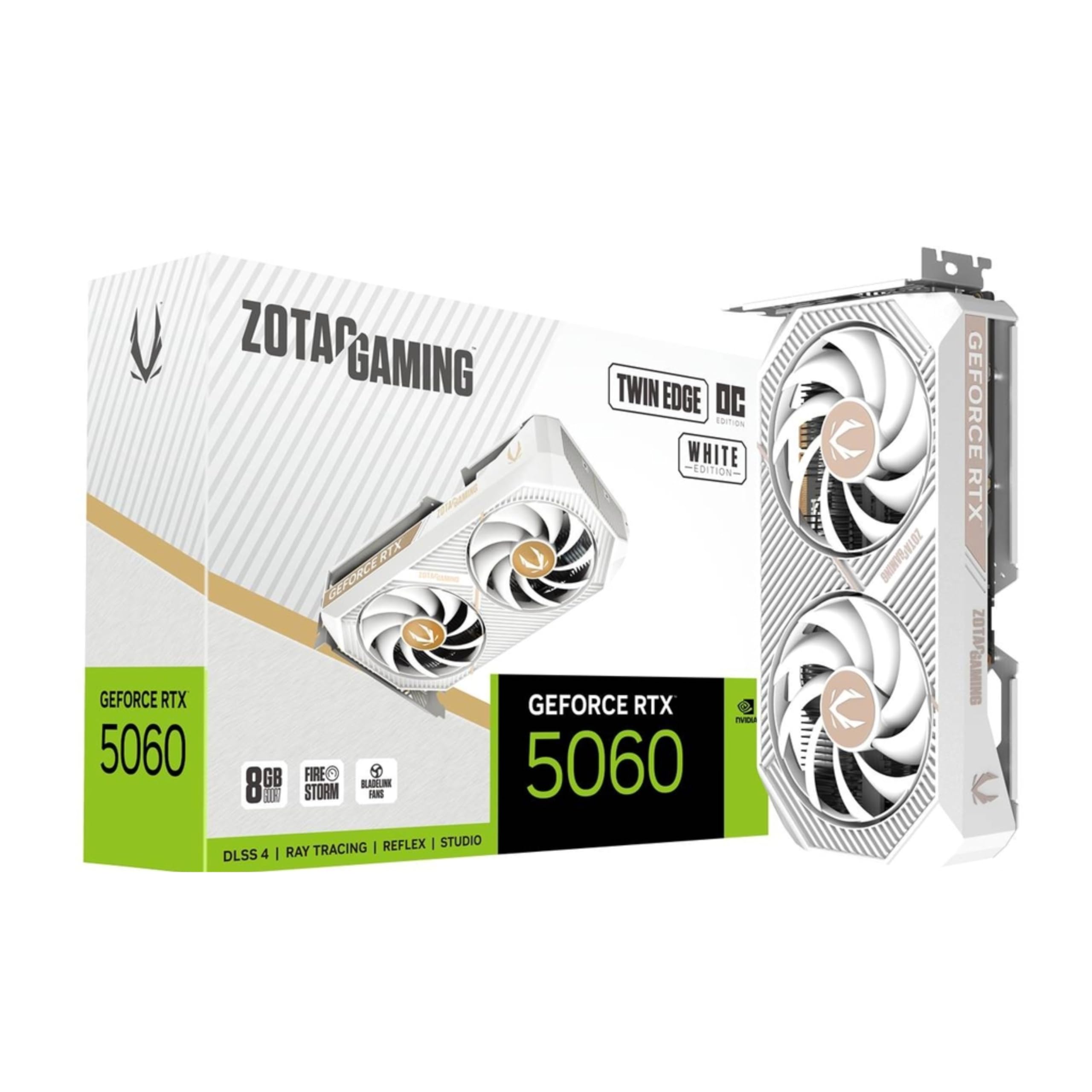 ZOTAC Gaming GeForce RTX 5060 Twin Edge OC White Edition DLSS 4