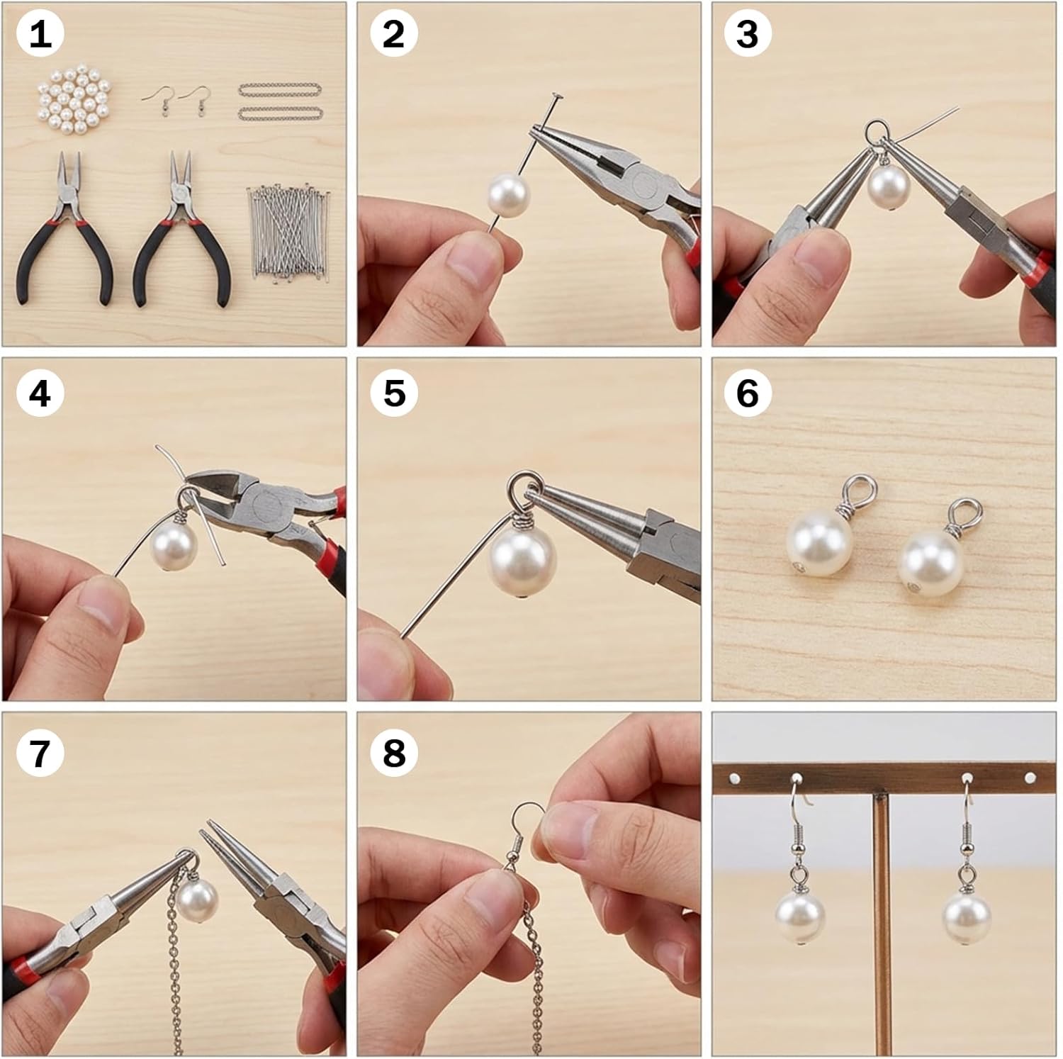 400 Pcs Flat Head Pins for Jewelry Making - Silver Copper Stainless Steel Straight Pins, Metal Flat Headpins Jewelrys Findings Eye Pin for DIY Craft Earring Bracelet Necklace Pendant Supplies - Image 3