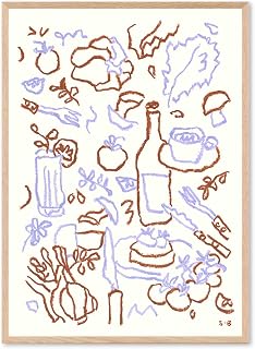 The Poster Club アートポスター 50×70cm Cooking Session ポスタークラブ 北欧雑貨 デンマーク製