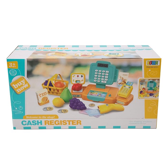 Buy Cash Register Battery Operated Pack; Cash Register Deluxe Battery Operated Playset -13