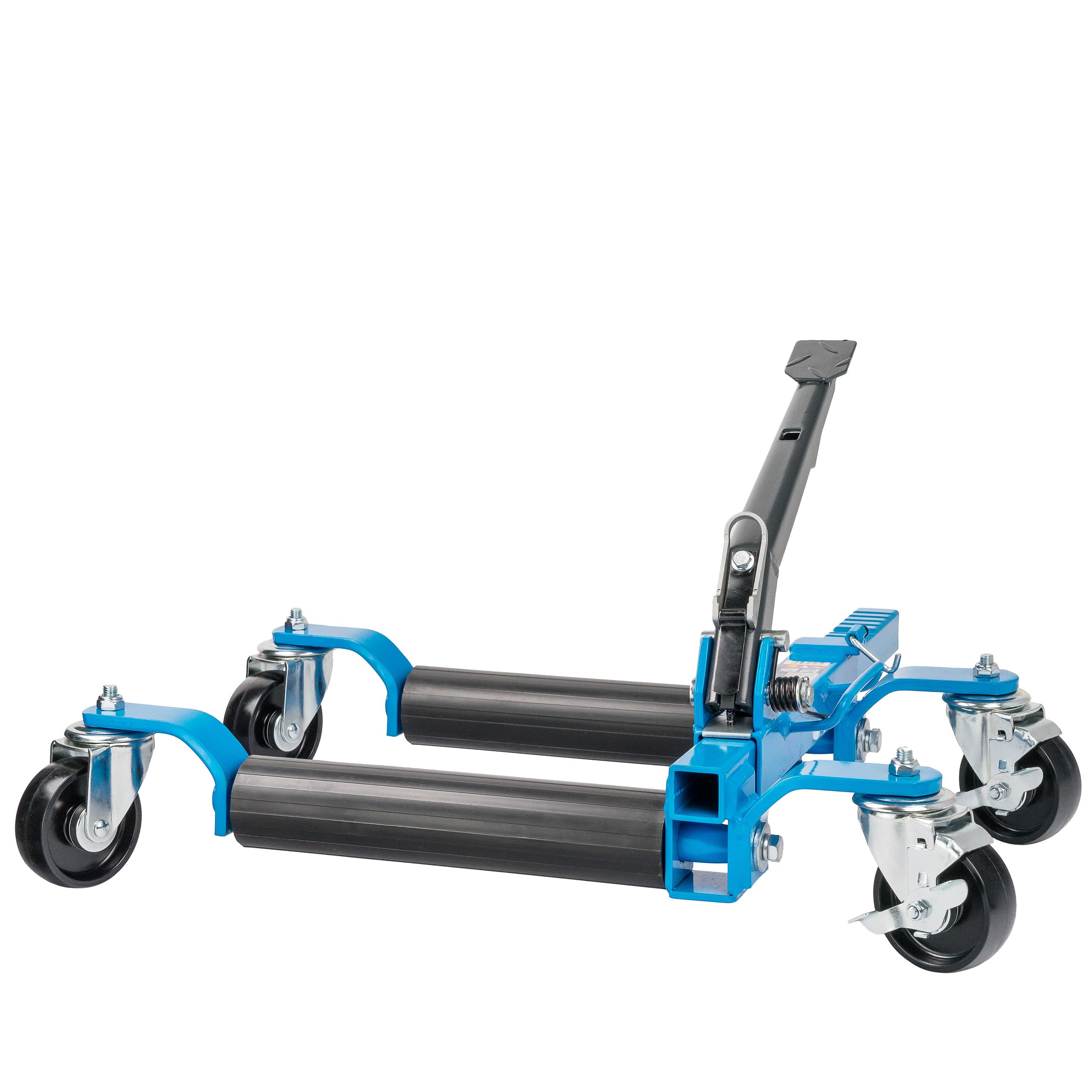 Stix Carro hidráulico mecánico WR-01-1 x carro de maniobra para automóviles con capacidad de carga de 680 kg – elevador de ruedas de hasta 330 mm de ancho – para taller y garaje