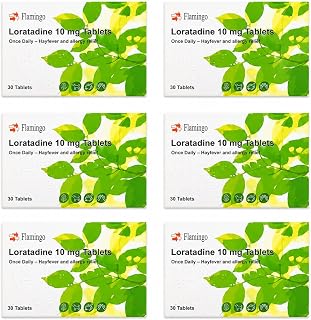 10mg Tablets – Non-Drowsy Antihistamine for Hay Fever & Allergy Relief – Once Daily Allergy Tablets – 180 Tablets (6 Month Supply) GSL