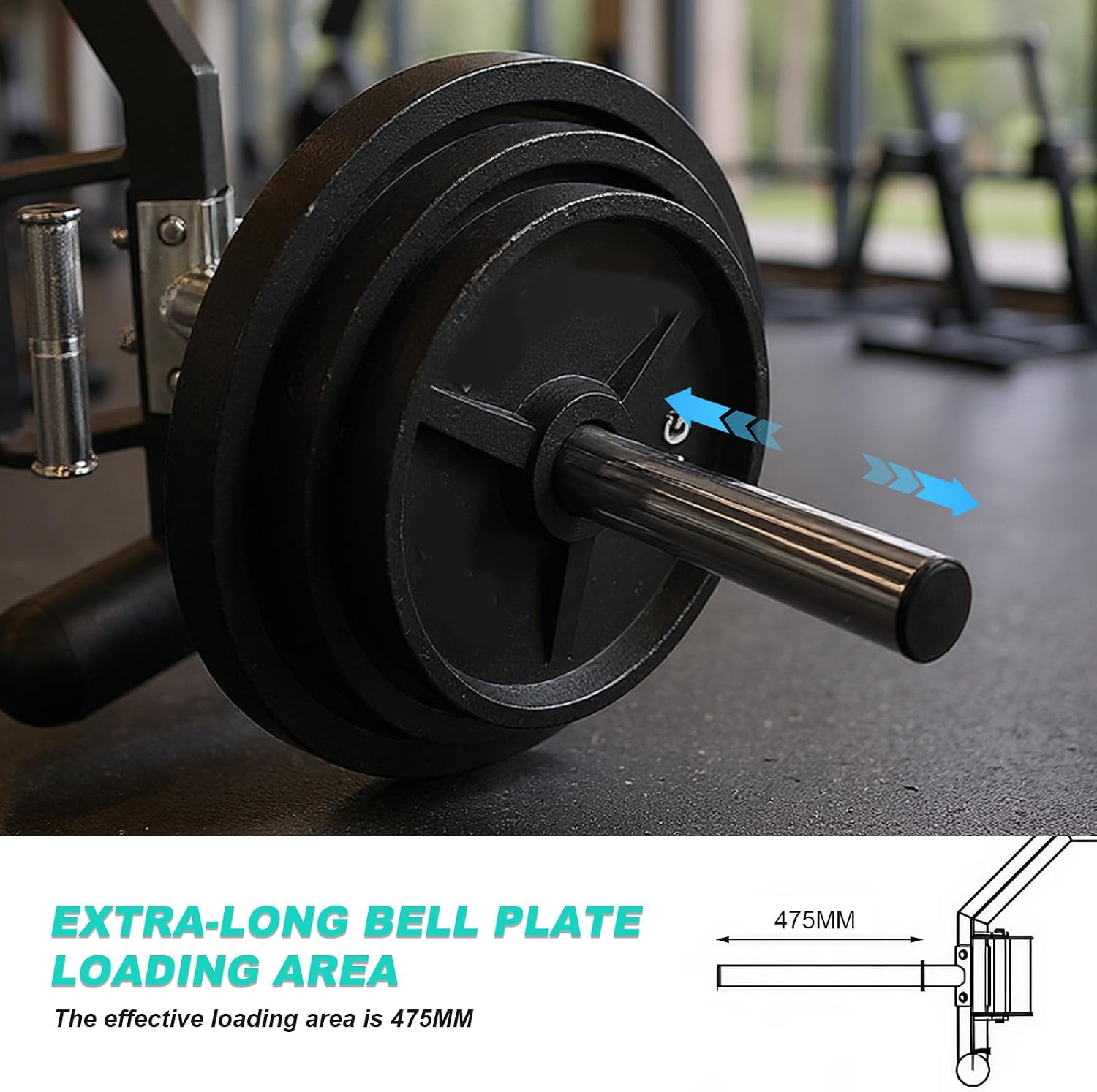 Open Trap Bar 500KG, Hex Trap Bar with 3 Handle Options & 400mm Sleeves, Heavy Duty Hex Bar for Deadlift Squat Farmer Walk, Rackable Standing Design