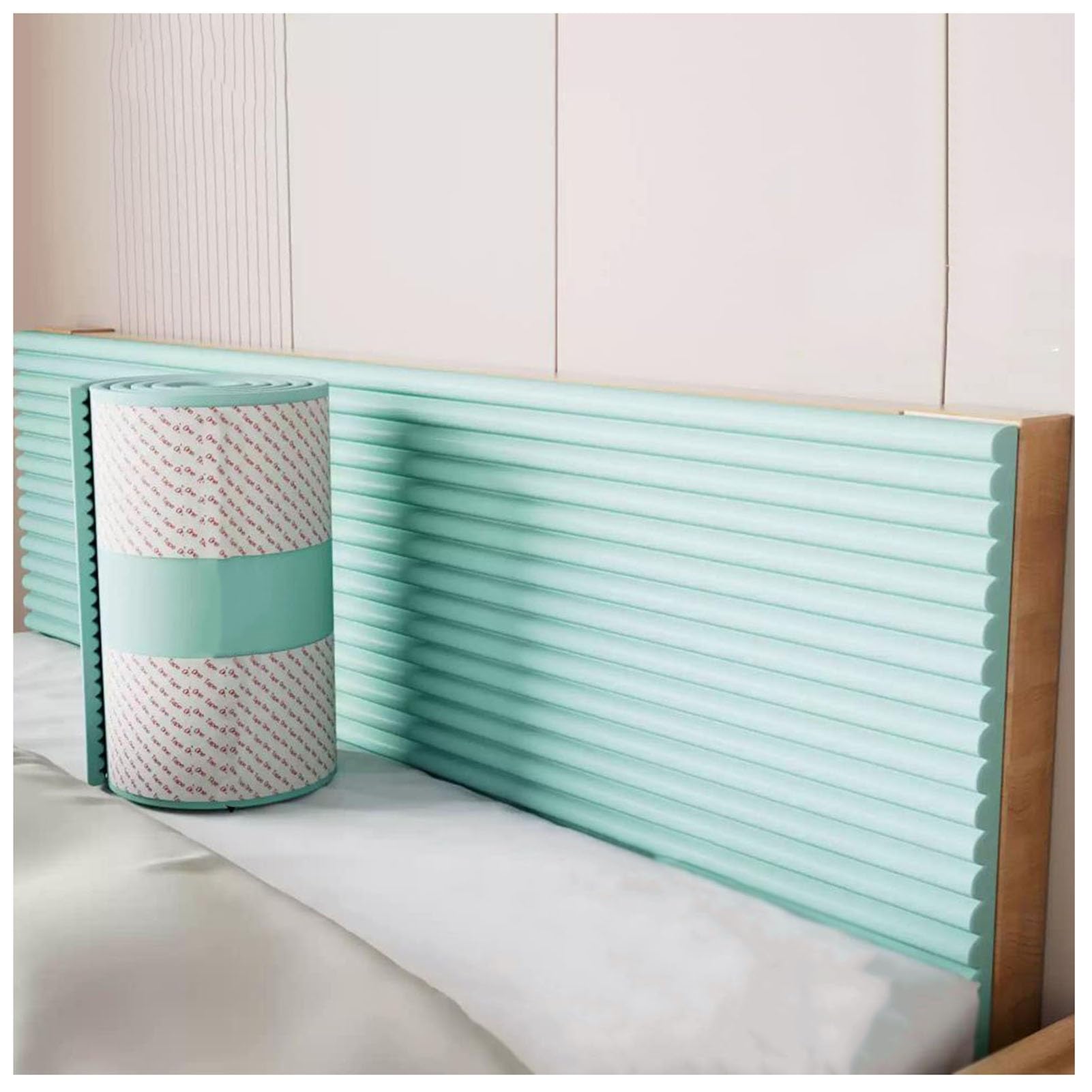 Edge Protector for Tables, Furniture Corner Guard Edge, Collision Wall Padding Self-Adhesive Foam Strip Multicolor 30x200cm(Grün)