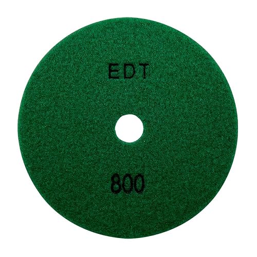 Miniatura 48 de Almohadillas de pulido de piedra seca/hormigón de alto rendimiento de 5 ", altura de segmento de 0.059 in, estilo de panal, grano 3000