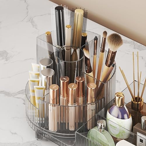 Miniatura 7 de Rotating makeup organizer,Large Capacity Cosmetic Display Case, easy to hold all of your makeup products, at least 20 makeup brushes/eyeliner,10