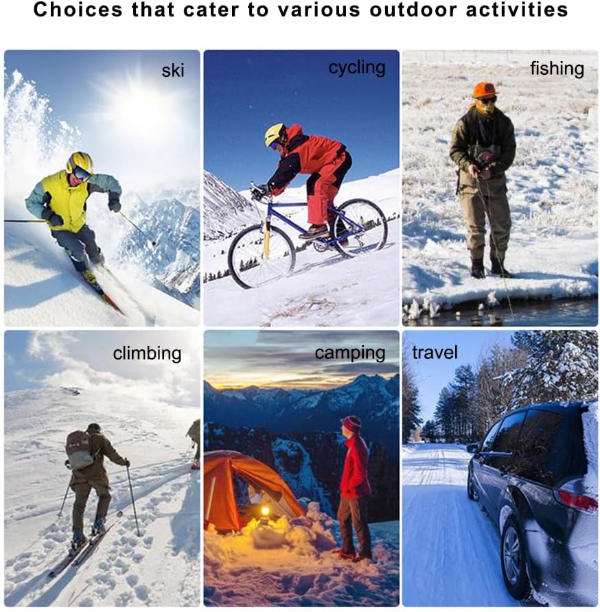 Heated Socks,5000mAh Reable Heated Socks for Men Women Washable Electric Thermal Warming Socks with Aiwei APP for Winter Biking Skiing Outdoors Fishing Camping Battery Included Cold Weather