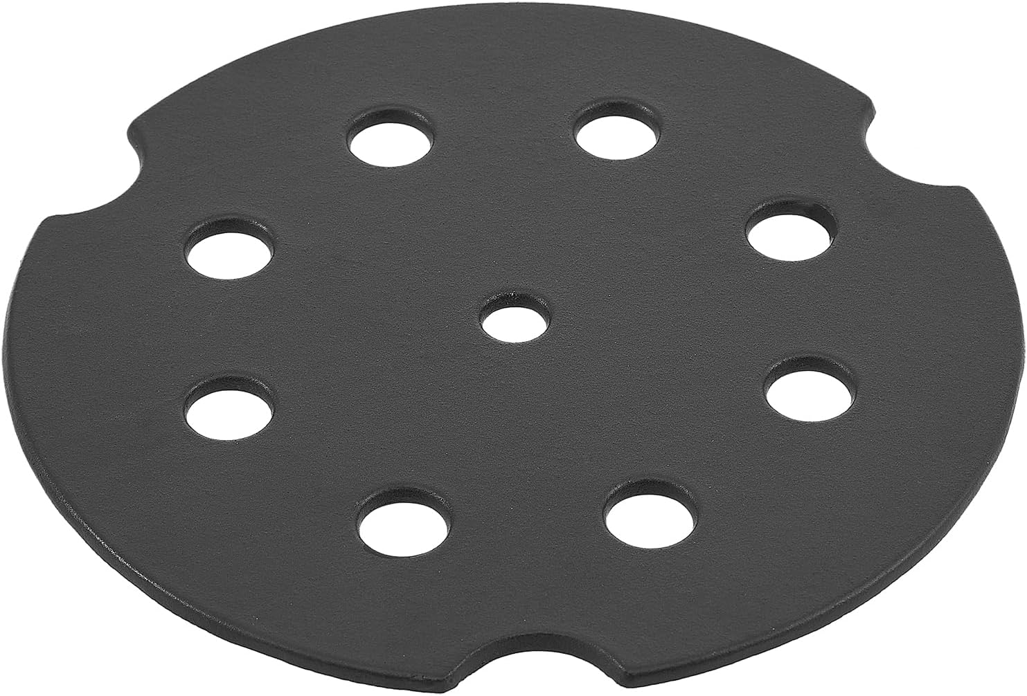 Charbrofire FT10 Flame Tamer Grill Replacement Parts for Camp Chef Grill Parts Cast Iron 10 Inch Camp Chef Heat Diffuser Plate for Use with Dutch Oven Accessories 1 Pack