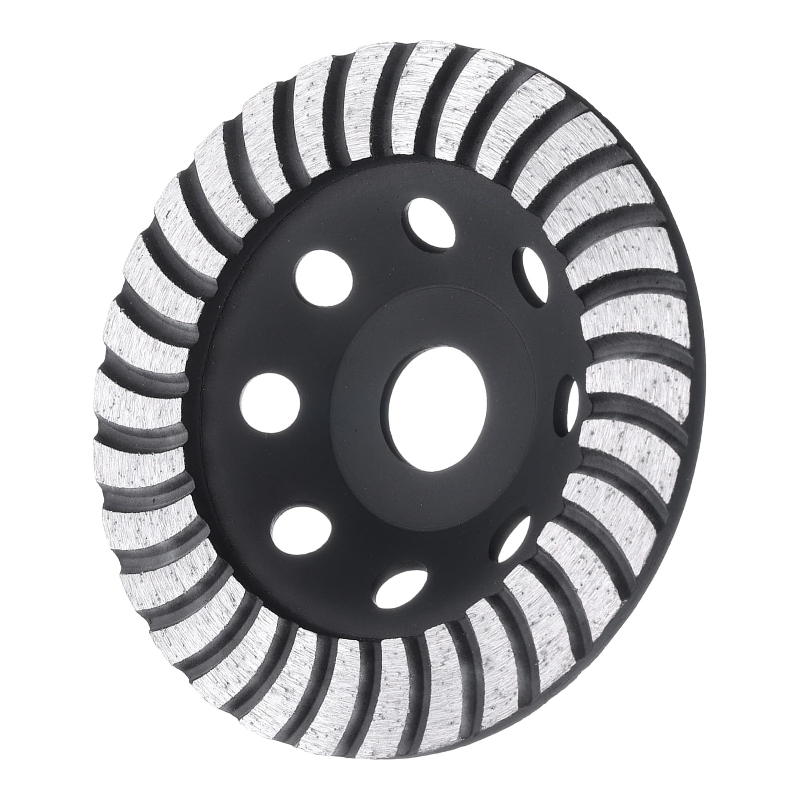HARFINGTON 5 Inch Concrete Grinding Wheels 7/8 Inch Arbor Grinding Cup Wheel with 24 Diamond Segments for Paint Epoxy Coating Removal, Black