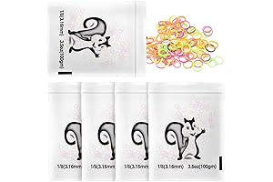 3.5 Oz Orthodontic Elastic Rubber Bands for Braces & Hair
