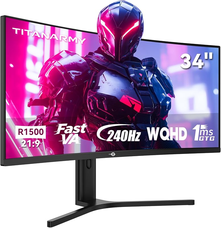 TITAN ARMY C34A1S 34" UWQHD Curved