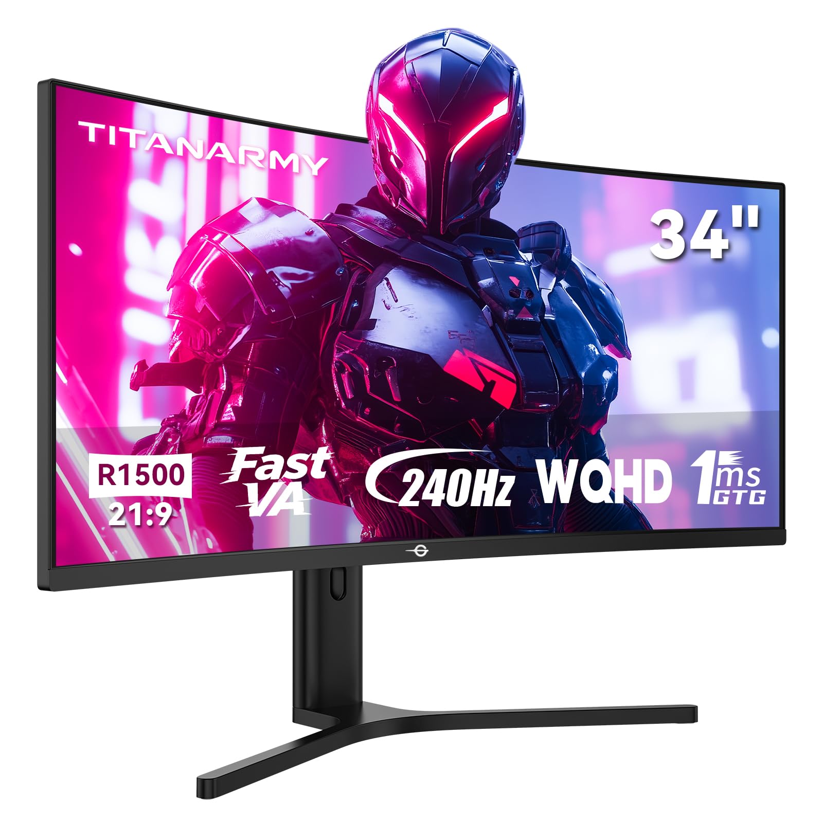 Amazon.com: TITAN ARMY 34 Inch Curved Gaming Monitor 240Hz 2K
