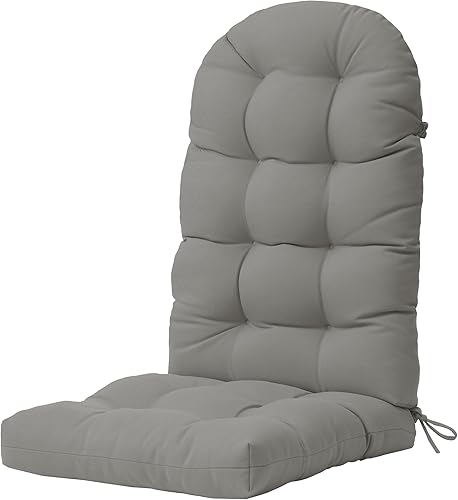 YEFU Adirondack - Cojín para silla mecedora, respaldo alto, cojín grueso para silla de patio para interiores y exteriores, 49 x 20 x 4.7 pulgadas,