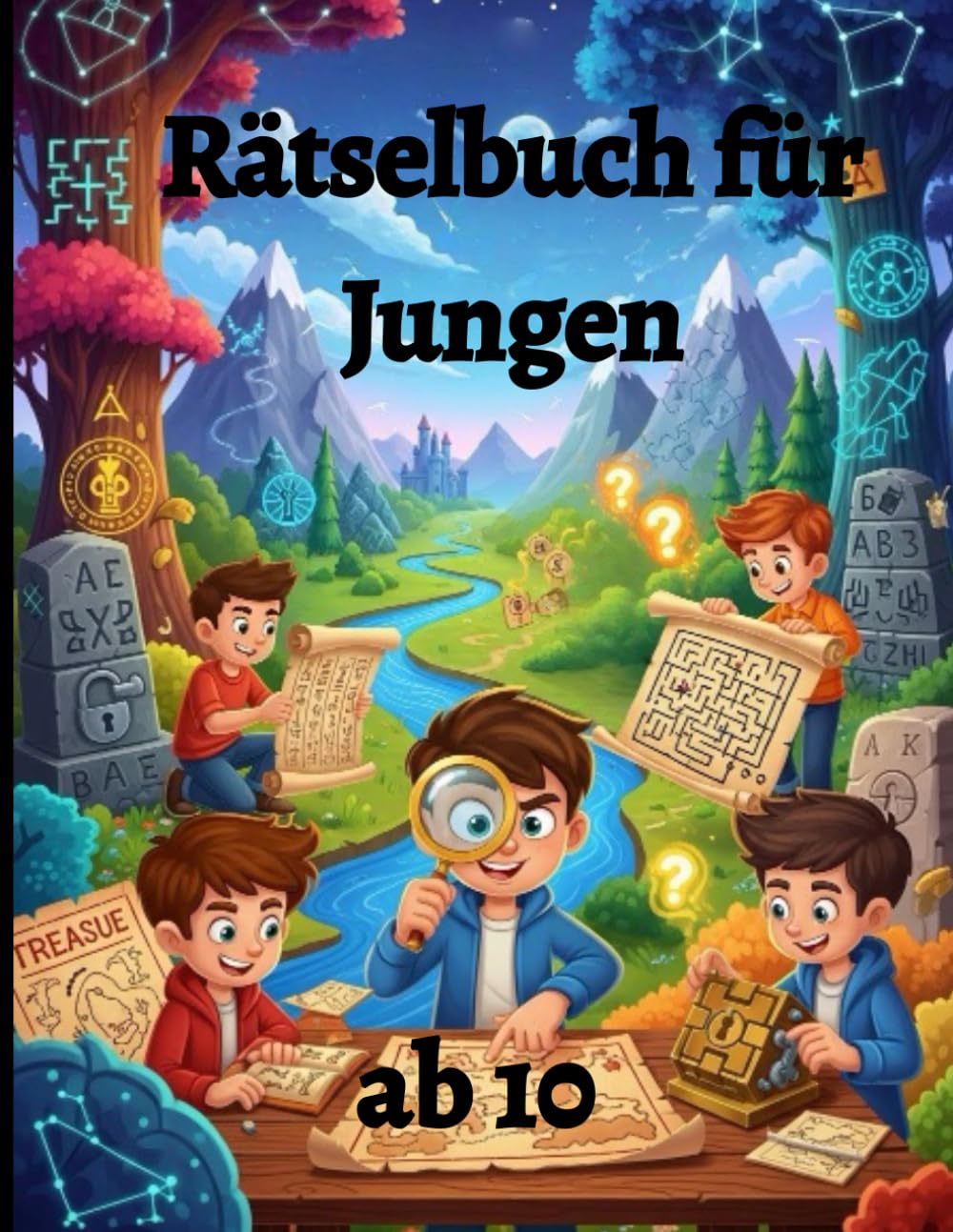 Rätselbuch für Jungen ab 10: Knobelige Rätsel, Denkaufgaben & Lernspaß für Kinder