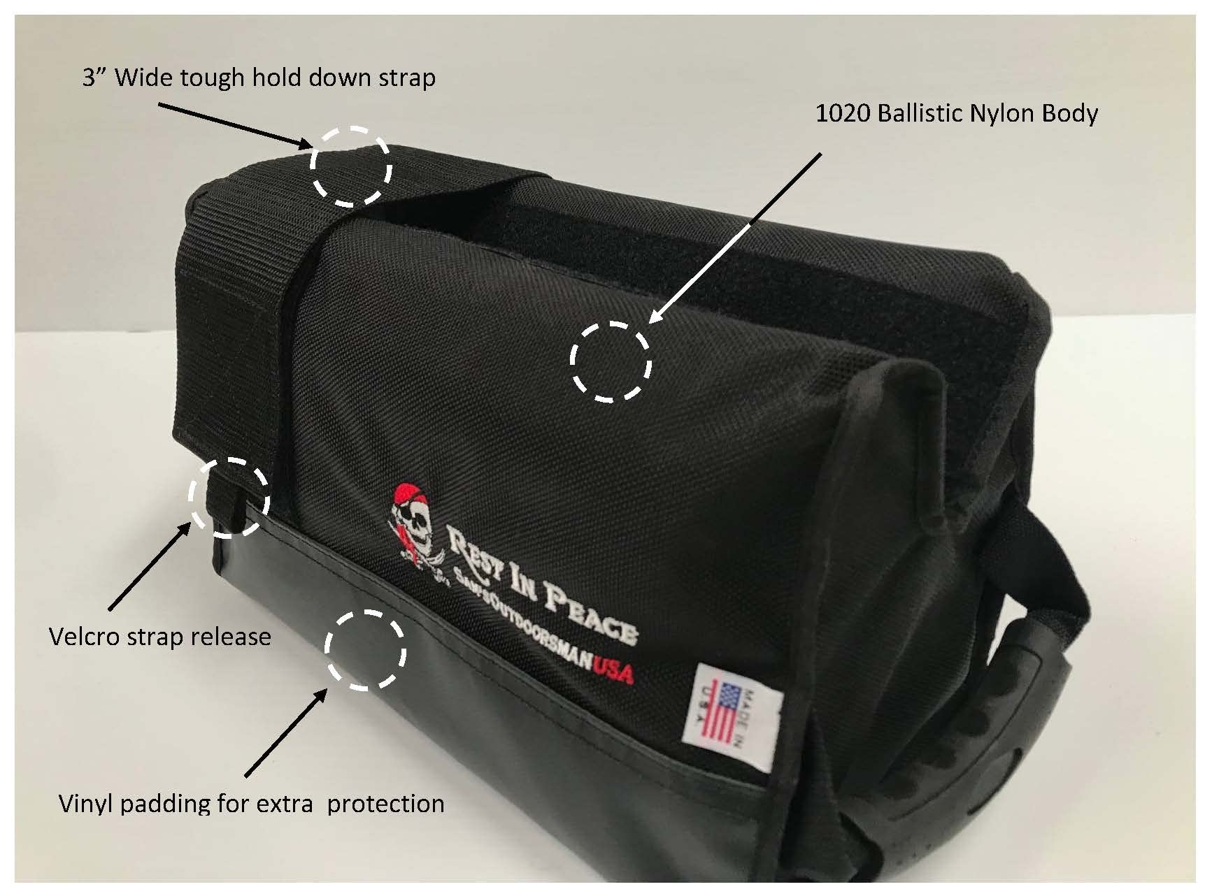 Rest in Peace - Shooting Bag / Bench Rest (Made in USA), Medium