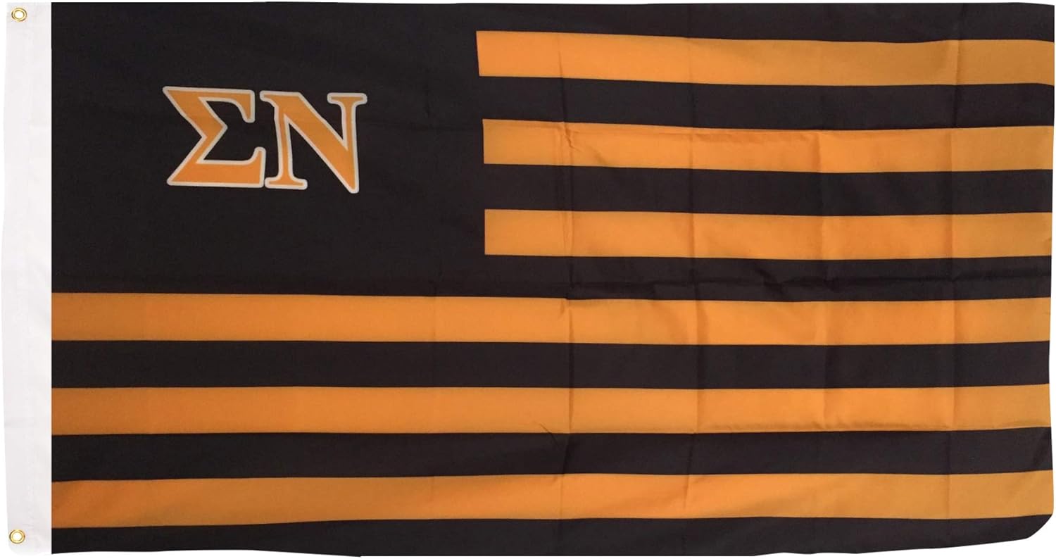 Sigma Nu Nation Fraternity Flag Greek Letter Banner Large 3 feet x 5 feet Sign Decor Sig Nu