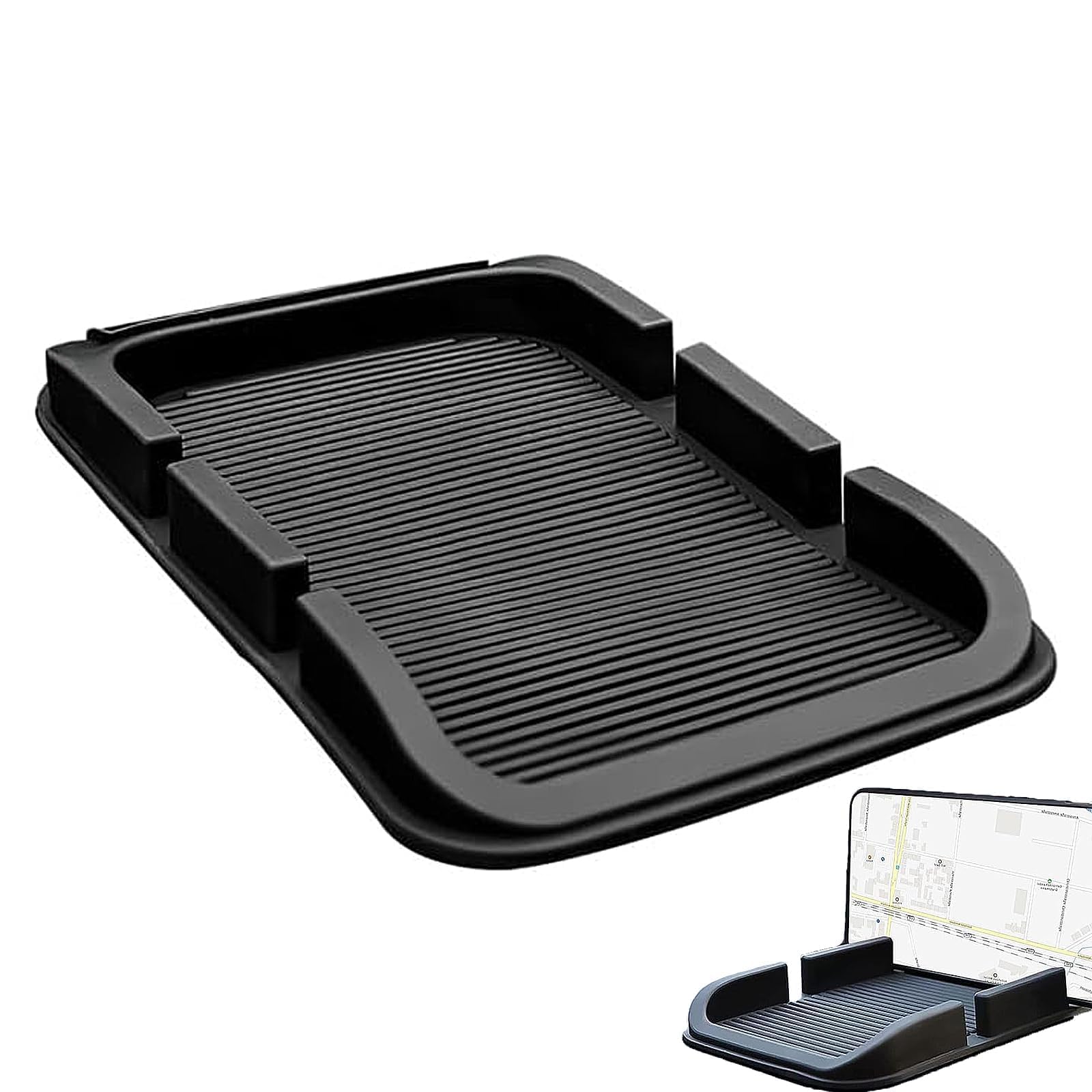 GQCUHMEMY Car Dashboard Storage Box, for Kia Ceed SW(JD)/Proceed(JD) GT Line (JD) 2000-2023-2026 Car Centre Console Organizer Tray Interior Accessory Phone Key Holder Non Slip Mat