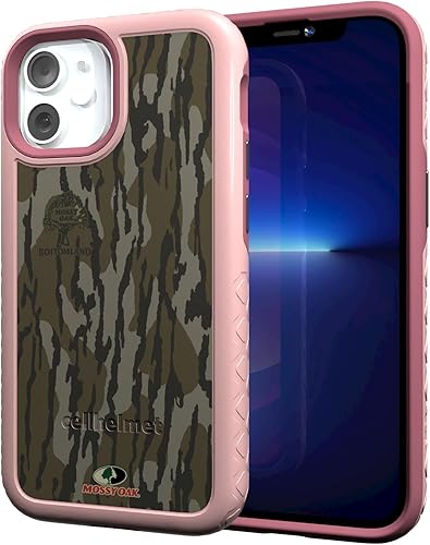 Miniatura 9 de cellhelmet Mossy Oak  Bottomland Orig  Funda de doble capa en negro ónix diseñada para iPhone 12 Pro Max a prueba de golpes y caídas, duradera, como