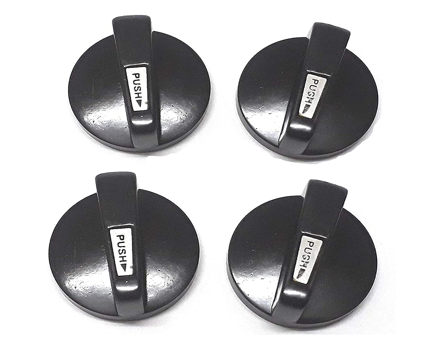 Hesch 9 High Durable Plastic gas stove knobs replacements, gas stove knobs set, fits All top branded gas stoves – Screw Model Pack of 4