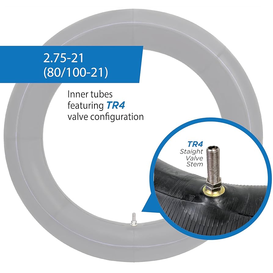 Amazon.com: MMG Inner Tube - TR4 Straight Valve Stem for