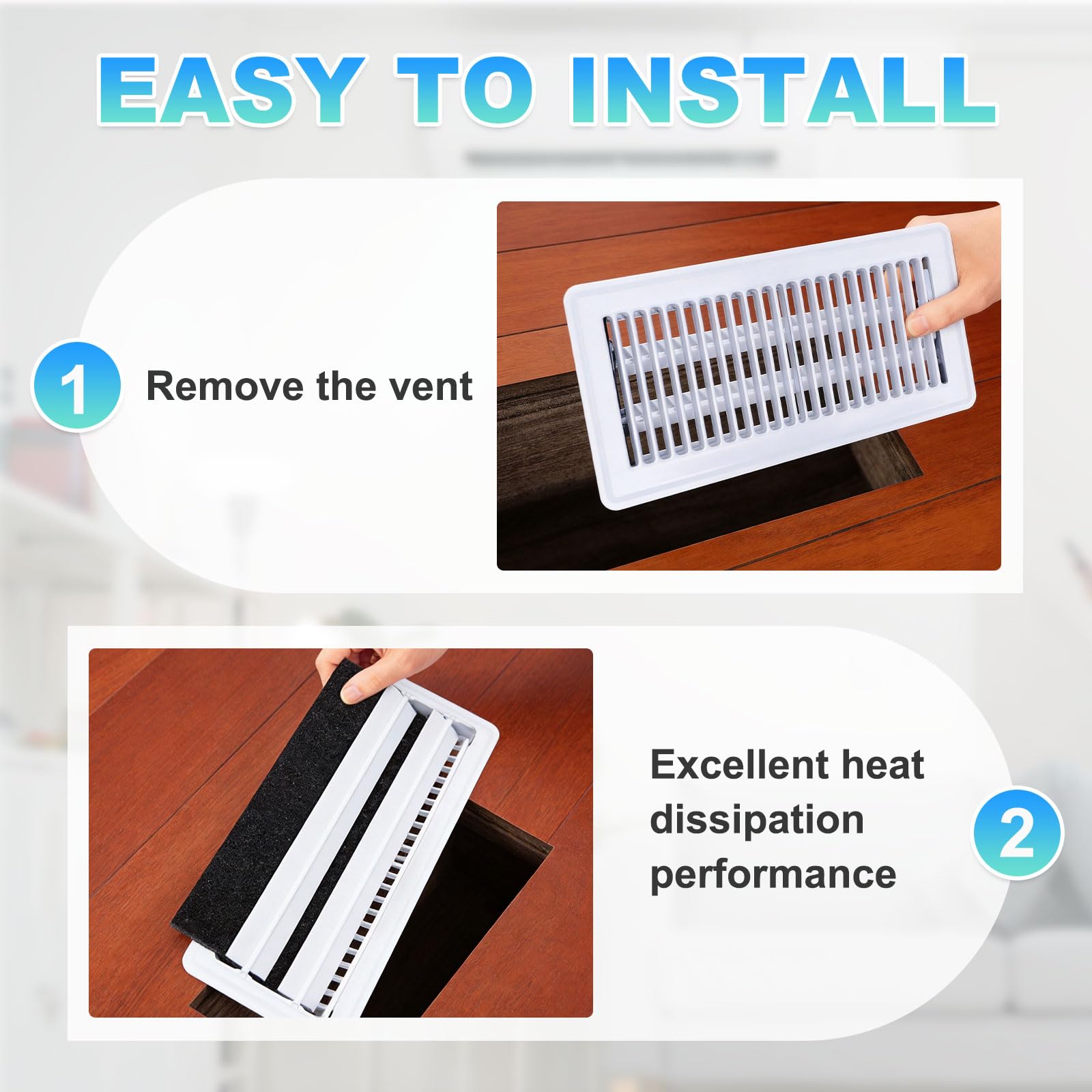 Filtros de ventilación de carbón activado de 47.2 x 15.7 x 0.12