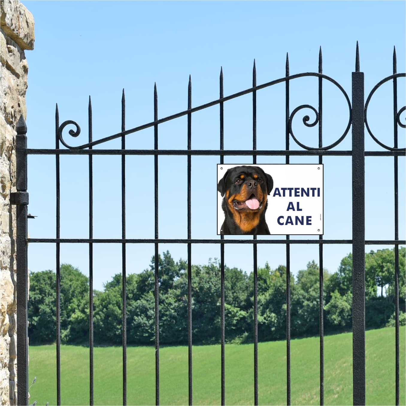 ROTTWEILER Hundeschild Aus Aluminium – 30x20 Cm, Stärke 3 Mm, Für Wand/Tor